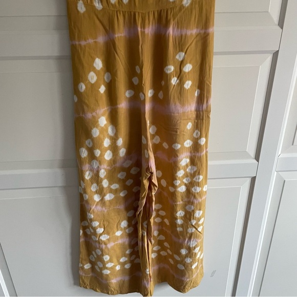 Anthropologie Yellow Patterned Jumpsuit - Picture 5 of 11
